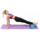 Ролик массажный для йоги INDIGO Foam roll IN021 45*15 см Черный